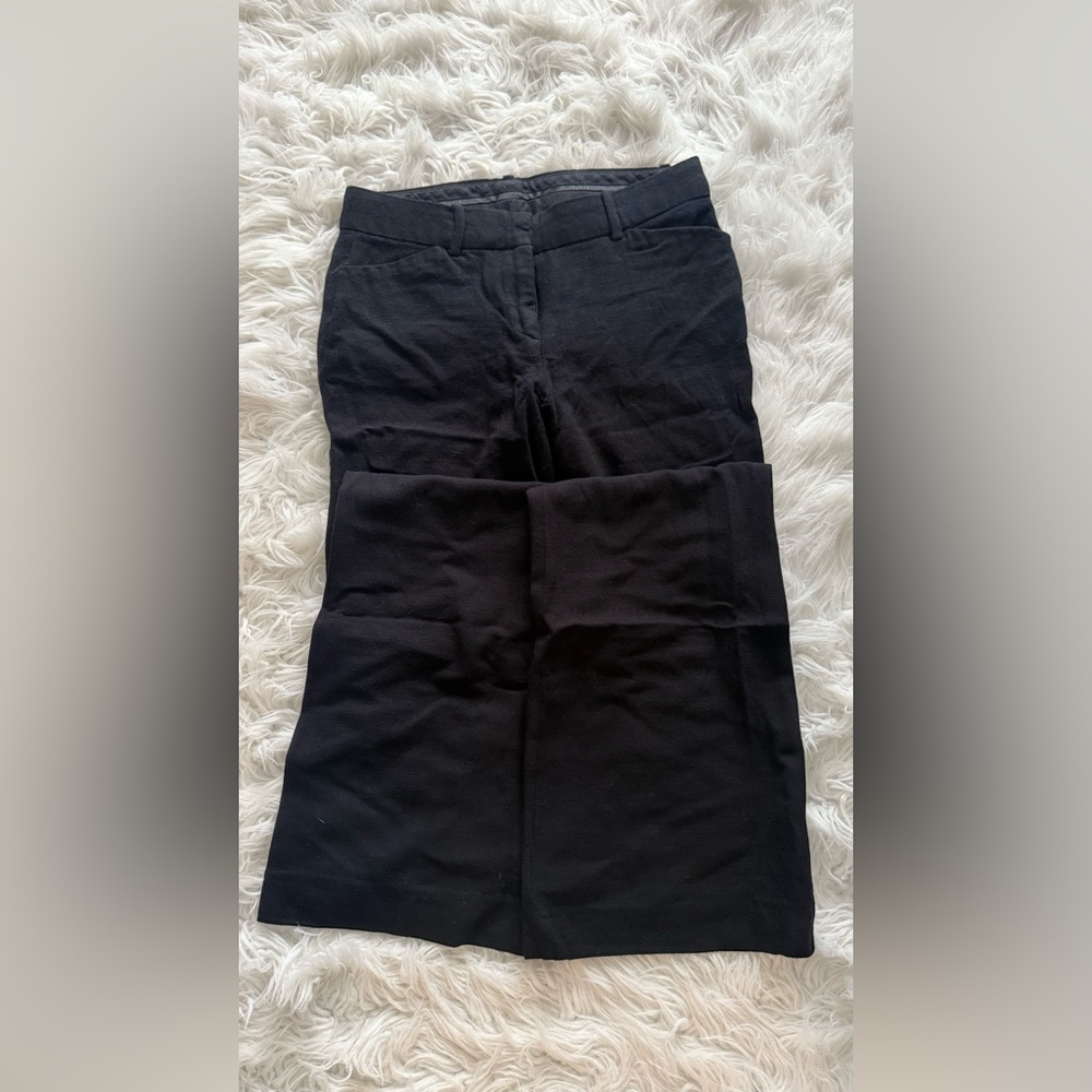 Theory Black Chinos Classic Straight-Leg Design